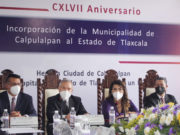 TRABAJO COORDINADO ENTRE GOBIERNO Y MUNICIPIO DE CALPULALPAN, EN SU 147 ANIVERSARIO DE ADHESIÓN AL ESTADO