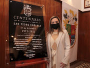 ENCABEZA PAOLA ANGON CEREMONIA DE LOS CIEN AÑOS DE SAN PEDRO CHOLULA