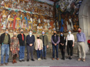 AVANZAN TRABAJOS PARA LA RESTAURACIÓN INTEGRAL DE LOS MURALES DE PALACIO DE GOBIERNO