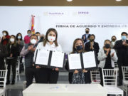 FIRMÓ LORENA CUÉLLAR ACUERDO CON LOS 60 AYUNTAMIENTOS EN MATERIA DE ATENCIÓN A PERSONAS CON DISCAPACIDAD