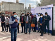 Filomeno Sarmiento realiza gira de trabajo para entregar obra en las juntas auxiliares de Sanctorum y San Lorenzo Almecatla