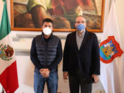 Eduardo Rivera se reúne con Javier Emiliano director general de PEMEX.