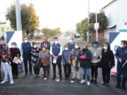 EDUARDO RIVERA PÉREZ SUPERVISA LOS TRABAJOS DE RELAMINACIÓN EN BULEVAR PUEBLA