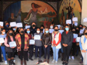 PAOLA ANGON RECONOCE A MUJERES DE SAN PEDRO QUE PARTICIPARON EN EL CURSO DE #MANEJO Y MUJER SEGURA