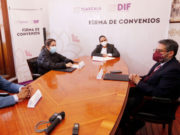 FIRMA SEDIF CONVENIO DE COLABORACIÓN CON LA UNIVERSIDAD AUTÓNOMA DE TLAXCALA