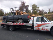 ASEGURÓ SSC UNA CAMIONETA CON MATERIAL FORESTAL EN LA MALINCHE