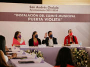INSTALAN COMITÉ MUNICIPAL “PUERTA VIOLETA” DE SAN ANDRÉS CHOLULA