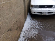 SE MOVILIZA LA RED MUNICIPAL DE PROTECCIÓN CIVIL POR GRANIZADA EN ATLTZAYANCA