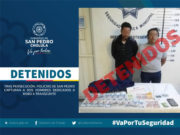TRAS PERSECUCIÓN, POLICÍAS DE SAN PEDRO CAPTURAN A DOS HOMBRES DEDICADOS A ROBO A TRANSEÚNTE