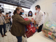Director General de la Oficina Económica y Cultural de Taipei, visita Chignahuapan y realiza entrega de apoyos a sectores vulnerables.