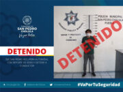 SSC SAN PEDRO CHOLULA RECUPERA AUTOMÓVIL CON REPORTE DE ROBO Y DETIENE A CONDUCTOR