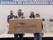 ENTREGA MUNDO TLATEHUI 200 CALENTADORES SOLARES EN LA JUNTA AUXILIAR SAN RAFAEL COMAC