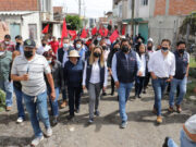 ENCABEZA PAOLA ANGON INICIO DE OBRA EN MOMOXPAN