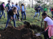 ENCABEZA PAOLA ANGON JORNADA DE REFORESTACIÓN EN EL CERRO ZAPOTECAS EN SAN PEDRO CHOLULA