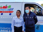 Presenta Mayra Ramírez MercaDIF Móvil en Cuautlancingo.