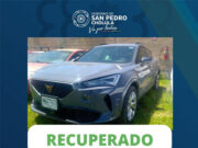 SSC SAN PEDRO RECUPERA TRES VEHÍCULOS CON REPORTE DE ROBO