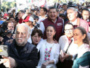 El pueblo, la fuerza de López Obrador remarca Armenta