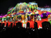 VIDEO MAPPING EN PALACIO MUNICIPAL DE PUEBLA POR TEMPORADA DE MUERTOS