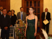 Presentan a Lizeth 1a. Reina Electa de la 26 Feria Nacional del Árbol y de la Esfera.