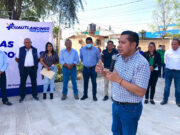 Filomeno Sarmiento Torres entrega el equipamiento del pozo 3 de Sanctorum