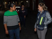 SUPERVISA PAOLA ANGON AVANCES EN LA MODERNIZACIÓN DEL ALUMBRADO PÚBLICO EN CHOLULA.