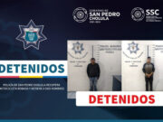 POLICÍA DE SAN PEDRO CHOLULA RECUPERA MOTOCICLETA ROBADA Y DETIENE A DOS HOMBRES