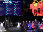 Filomeno Sarmiento Torres inauguró el encendido navideño en el Parque Mágico El Ameyal en Cuautlancingo