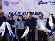 En San Lorenzo Almecatla inicia pavimentación de la calle Emiliano Zapata en Cuautlancingo