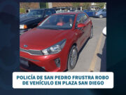 POLICÍA DE SAN PEDRO FRUSTRA ROBO DE VEHÍCULO EN PLAZA SAN DIEGO