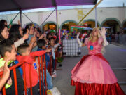 El show de Super Mario llegó a la Feria Cholula 2023 para divertir a los pequeños