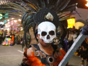 Un éxito, desfile, concurso y carrera en San Pedro Cholula para celebrar Día de Muertos