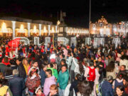 Llega la navidad a San Pedro Cholula con más de 1.5 millones de luces