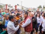 En Tepeaca, gobiernos federal y de Puebla inician programa de entrega de fertilizante