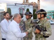 Arriban elementos de Marina a Amozoc: Severiano de la Rosa les da la Bienvenida
